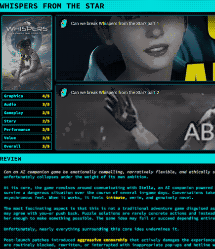 Example Review Content